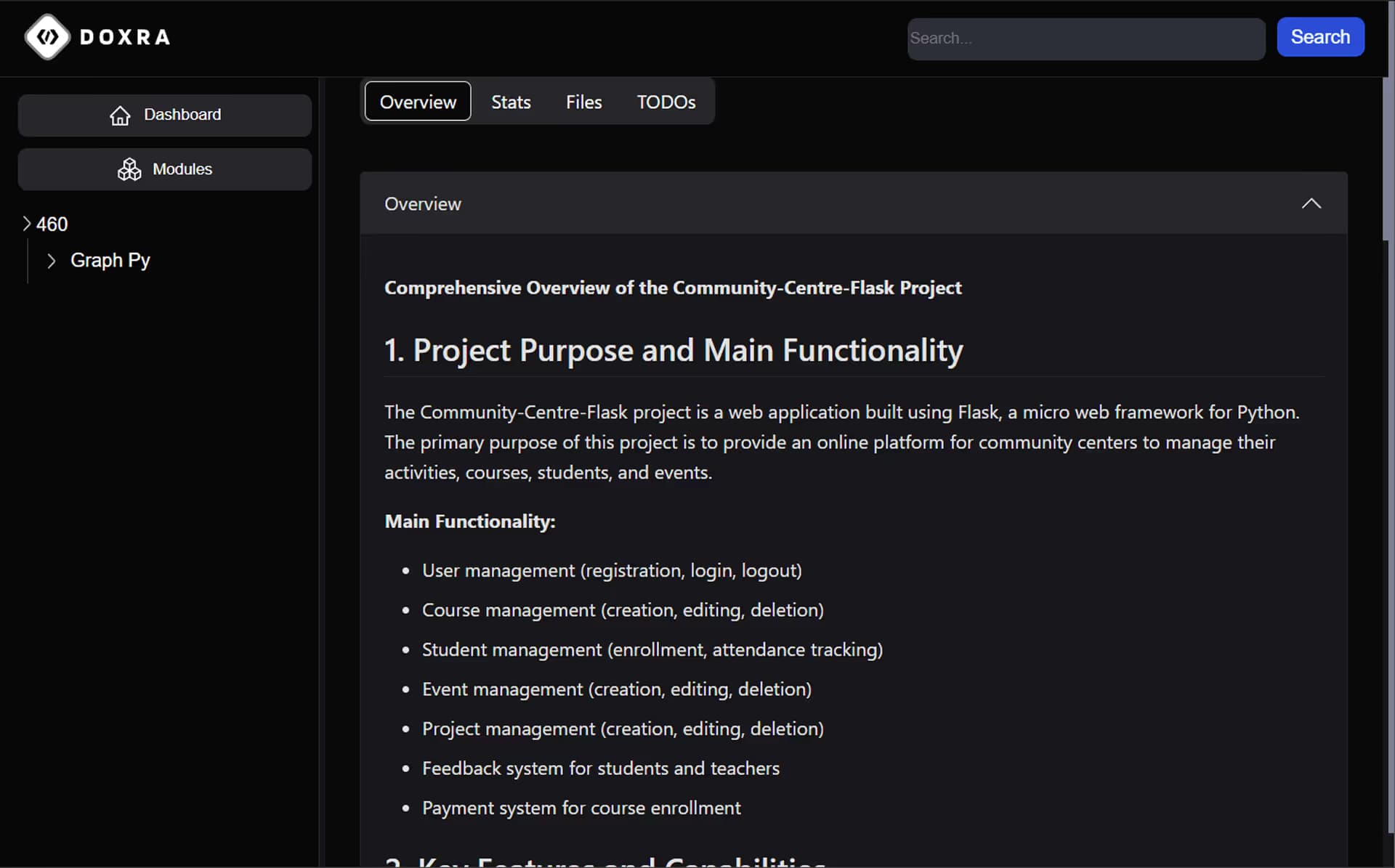 DOXRA | Documentation overview